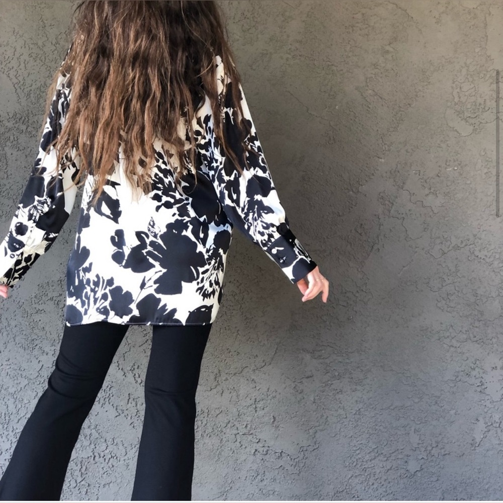 Zara Floral Print Shirt - Picture 6 of 15